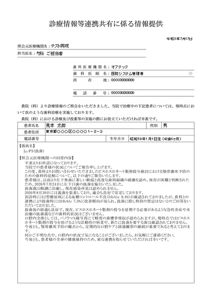 返書AI 生成された返書